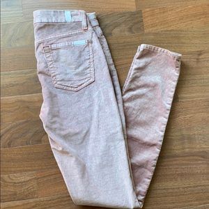 7 for all mankind women’s corduroy skinny jeans